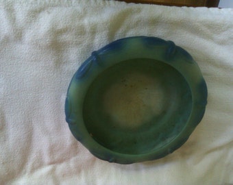Van Briggle dragonfly bowl 12"