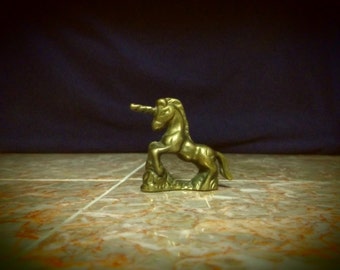 Brass Unicorn Figurine