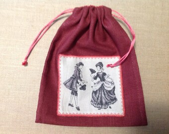 Pouch, lingerie bag: "beautiful marquise"