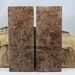 2 pcs Stabilized Maple Burl Knife Scales (113)