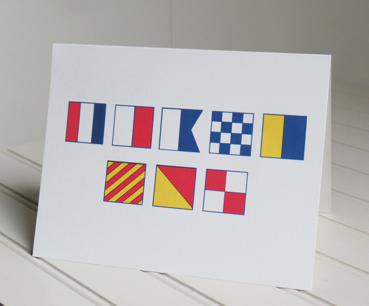 Thank You in Nautical Code Flags Boat Signal Flags Custom