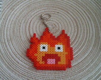 Howl's moving Castle Calcifer keychain