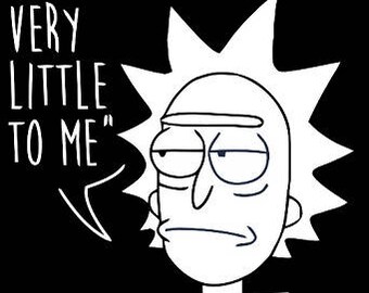 Rick & Morty Your Opinion Vinyl decal
