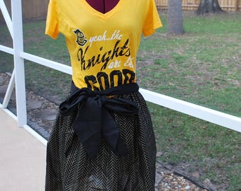 University of Central Florida Knights UCF Knights Gameday Dress with Pockets and Sash Size Medium Ready to Ship!
