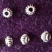 925 Bali Silver 6 Piece 6mm Twisted Spacer Bead, Rope design.
