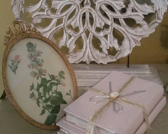 Antique decorative book staging