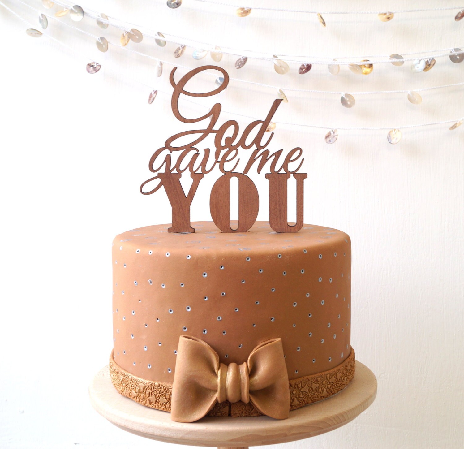 God Gave Me You Wedding Cake Topper Rustic Mahogany Wood God Gave Me You Wedding Cake Topper Rustic Mahogany Wood