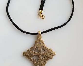 Ethiopian Coptic Cross necklace, Ethiopian necklace, Coptic cross, Ethiopian jewelry, African jewelry