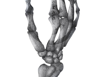 ORIGINAL drawing/illustration entitled 'Still Life'; memento mori; vanitas; art print