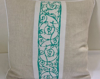 Iron railing centre panel design