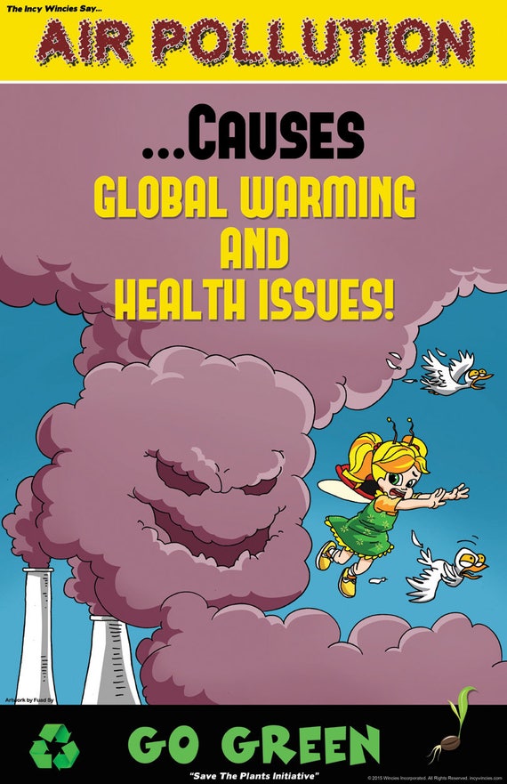 Air Pollution Environmental Poster Air Pollution Global