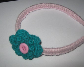 crochet plastic headband