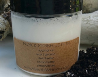 Musk and Myrrh Whipped Body Lotion