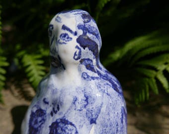 Ceramic Figure | A Nice Lady | Original Faye Moorhouse Pottery | Free International Shipping