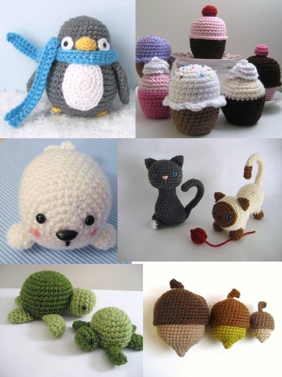 Crochet Amigurumi Pattern Bundle 1 Digital Download