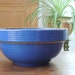 Vintage Large Stoneware Mixing Serving Bowl Ringware