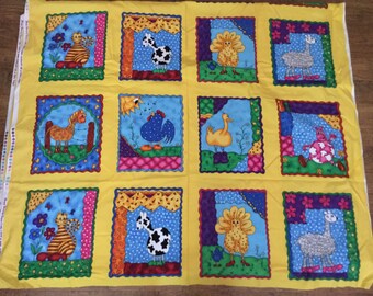 Retired Funny Farm Flannel Panel Northcott