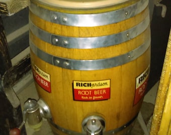 Richardson Root Beer Barrel Dispenser