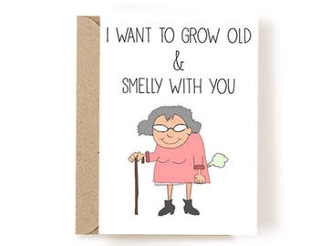 Funny Love Card - Funny Anniversary Card - Love Card - Card For Boyfriend - Card For Husband