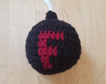 F Bomb, crochet f bomb, funny gift for him, funny gift for her decor, adult humor, curse word, obscenities, stress ball, gag gift, jokes