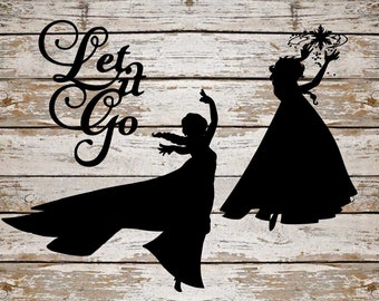 Frozen SVG Bundle, Elsa SVG Bundle, Disney cut file, clipart, frozen svg files for silhouette, files for cricut, svg, dxf, eps, png, scal