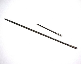 2 needles for quilts and Trapunto 15.3 cm and 5.5 cm - very stiff stainless steel