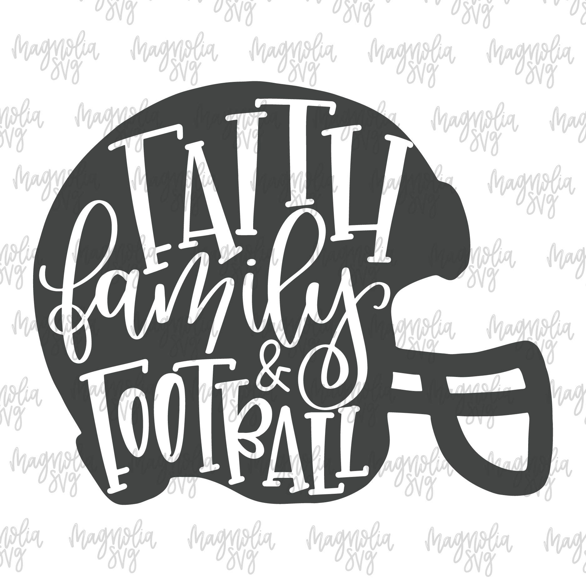 Download Faith Family Football svg Football Helmet svg Football