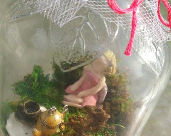 Teatime Fairy in a Jar