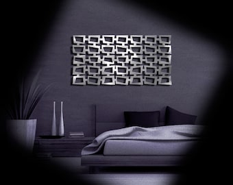 MOD Retro Squares No 2 23 X 46 Brushed Aluminum
