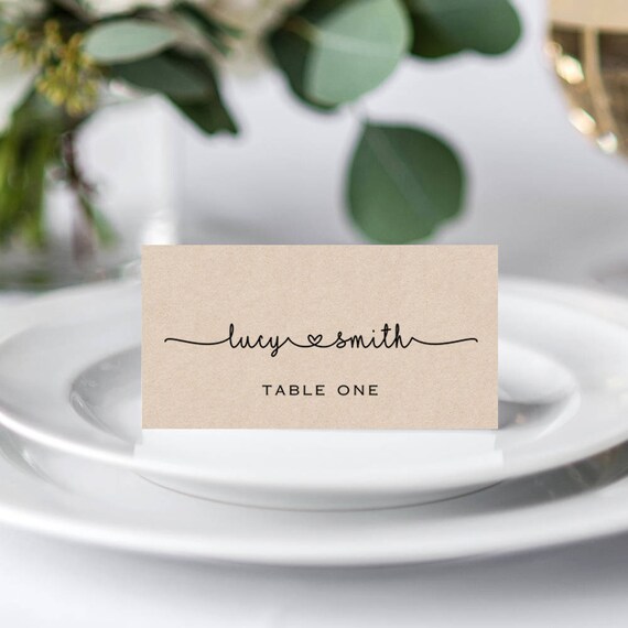 place card holder templates