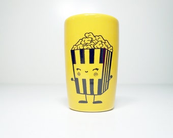 itty bitty cylinder happy popcorn - Made to Order / Pick Your Colour