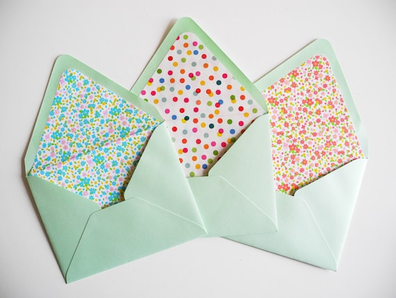 Diy Envelope Template Or Envelope Liner Kit
