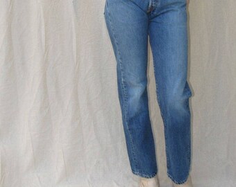 90s Levis 501 / 28/ Small / Button Fly / Classic Straight Leg / 501 Jeans