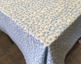 Blue tablecloth | Etsy