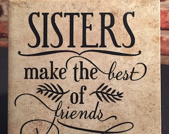 Ceramic tile with stand. I love my sister. But she needs to Ceramic tile with stand. I love my sister. But she needs to