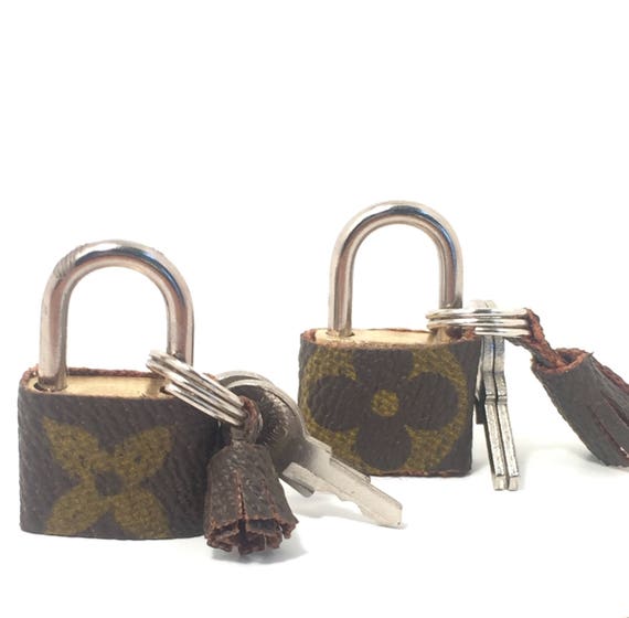 Louis Vuitton lock upcycle recycled repurposed authentic LV