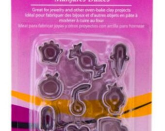 Sculpey Premo! Mini Metal Cutters Sweet Treats, Polymer Clay, Clay, Sculpey, supply, tools, Metal Clay