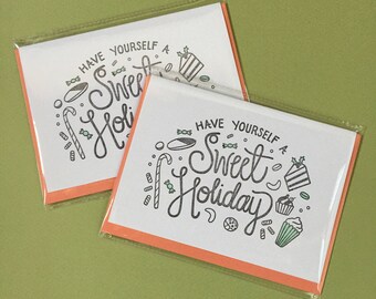Have Yourself A Sweet Holiday Letterpress Card