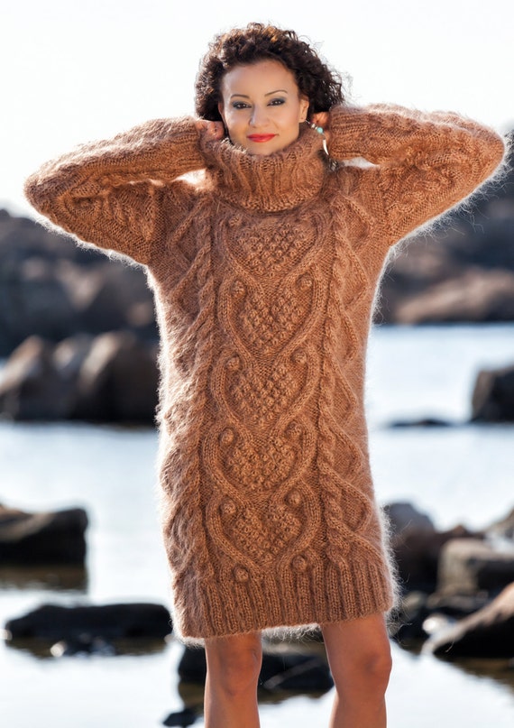 chunky sweater robe