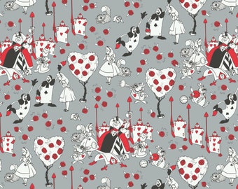 Queen of Hearts Cotton Print - per 1/4m