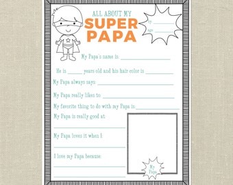 Versatile image throughout all about my papa printable Gutsy image pertaining to all about my papa printable