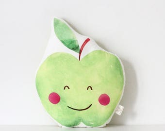 Apple cushion Apple Pillow Kawaii Apple Cushion Fruit Plush Tropical Throw Pillow