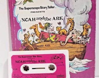 Vintage Superscope Story Teller Noah and the Ark Book and Tape 1975