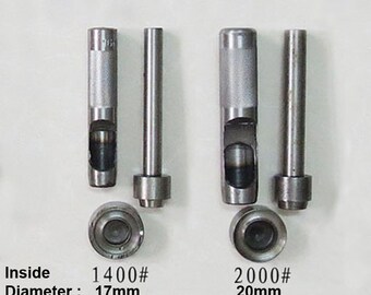Manual Metal Setting Tools Kit For Inner Diameter Eyelets 17mm, 20mm (EK-1720)