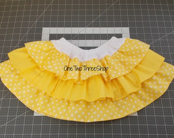 Ready to ship out Belle inspired ruffled layered skirt