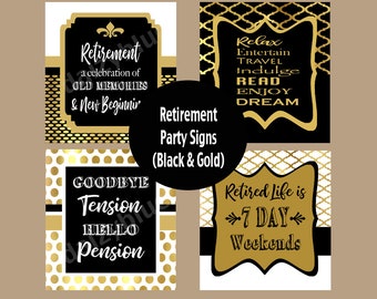retirement posters