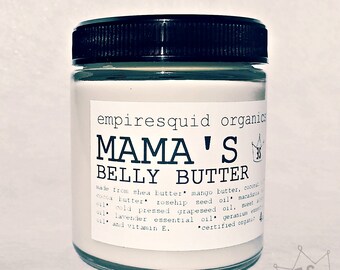 Mandarin Mama's Organic Belly Butter - Organic Belly Balm - Organic Stretch Mark Cream - Pregnancy Butter
