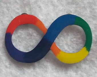 Neurodiversity Symbol - Autistic Pride - Enamel Pin - Autistic, Autism, Neurodiverse, Neurodivergent