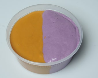 Peanut Butter & Grape Jelly Duo Butter Slime