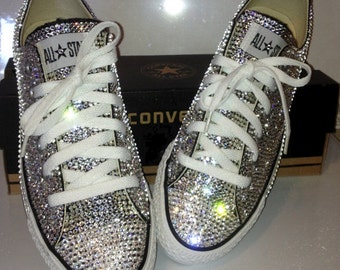 rhinestone covered converse